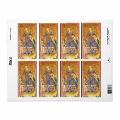 ANTIEK RENAISSANCE TAROTS / KONINGIN VAN WANNEER ETIKET (Full Sheet)