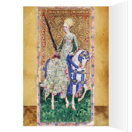 ANTIEK RENAISSANCE TAROTS / LADY OF SWORDS (Binnen (Links))
