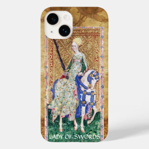 ANTIEK RENAISSANCE TAROTS / LADY OF SWORDS Case-Mate iPhone 14 HOESJE