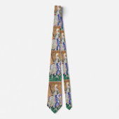 ANTIEK RENAISSANCE TAROTS / LADY OF SWORDS STROPDAS (Voorkant)