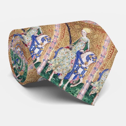 ANTIEK RENAISSANCE TAROTS / LADY OF SWORDS STROPDAS (Opgerold)