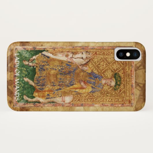 ANTIEK RENAISSANCE TAROTS / LADY OF WANNEER Case-Mate iPhone CASE (Achterkant (horizontaal))