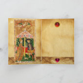 ANTIEK RENAISSANCE TAROTS/LOVERS Valentijnsdag Feestdagen Kaart (Binnen)