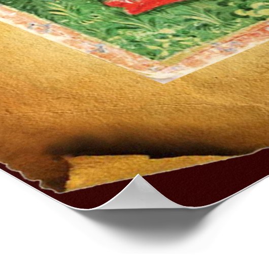 ANTIEK RENAISSANCE TAROTS / MAID OF CUPS POSTER (Hoek)