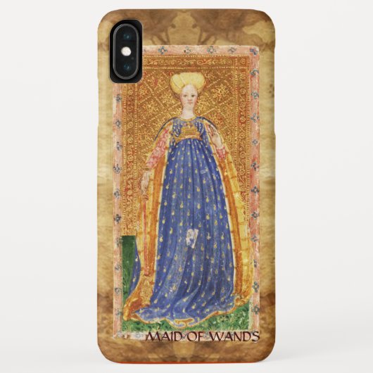 ANTIEK RENAISSANCE TAROTS / MAID OF WANDS Case-Mate iPhone CASE (Achterkant)