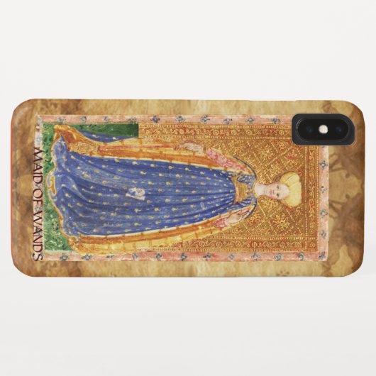 ANTIEK RENAISSANCE TAROTS / MAID OF WANDS Case-Mate iPhone CASE (Achterkant (horizontaal))