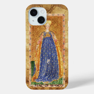 ANTIEK RENAISSANCE TAROTS / MAID OF WANDS iPhone 15 CASE