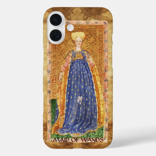 ANTIEK RENAISSANCE TAROTS / MAID OF WANDS Case-Mate iPhone CASE (Achterkant)