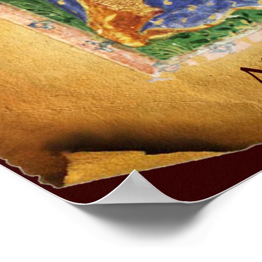 ANTIEK RENAISSANCE TAROTS / MAID OF WANDS POSTER (Hoek)