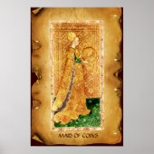 ANTIEK RENAISSANCE TAROTS / MAID VAN MUNTEN POSTER (Voorkant)