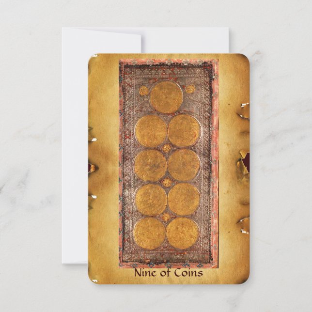 ANTIEK RENAISSANCE TAROTS / NEGEN MUNTEN (Voorkant)