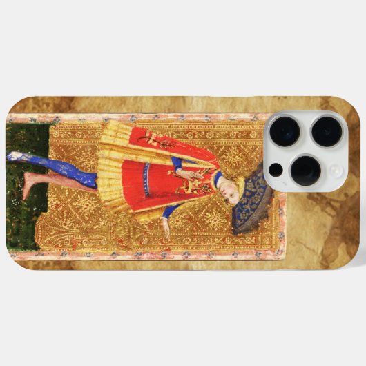 ANTIEK RENAISSANCE TAROTS / PAGINA OF CUPS Case-Mate iPhone CASE (Achterkant (horizontaal))