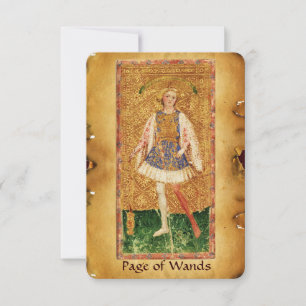 ANTIEK RENAISSANCE TAROTS / PAGINA OF THE WANS