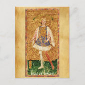 ANTIEK RENAISSANCE TAROTS / PAGINA OF THE WANS BRIEFKAART (Voorkant)