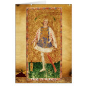 ANTIEK RENAISSANCE TAROTS / PAGINA OF WANDS (Voorkant)