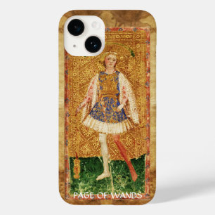 ANTIEK RENAISSANCE TAROTS / PAGINA OF WANDS Case-Mate iPhone CASE