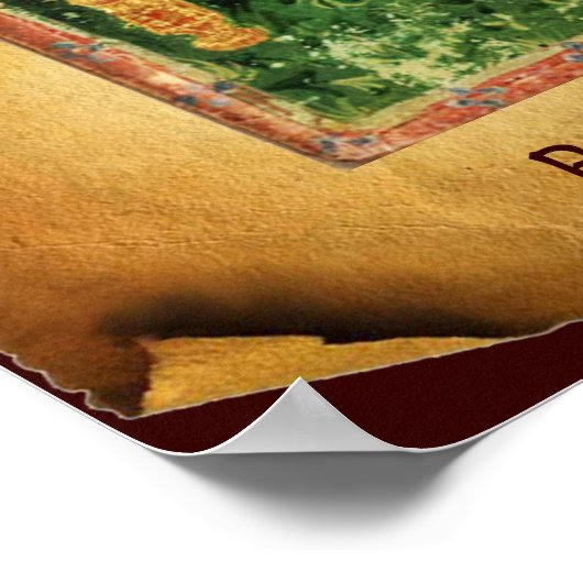 ANTIEK RENAISSANCE TAROTS / PAGINA OF WANDS POSTER (Hoek)