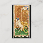 ANTIEK RENAISSANCE TAROTS/ SUN EN HET KORTJE VISITEKAARTJE (Achterkant)