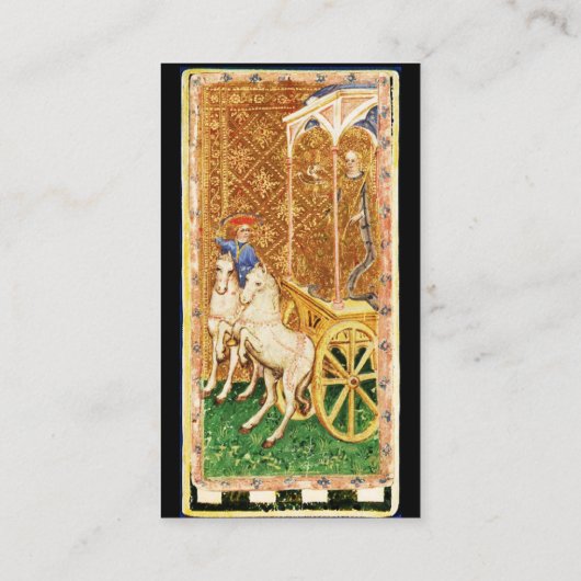ANTIEK RENAISSANCE TAROTS/ SUN EN HET KORTJE VISITEKAARTJE (Achterkant)