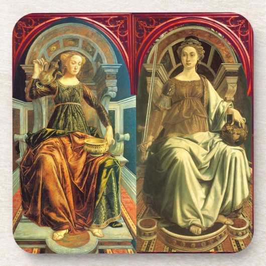 ANTIEK RENAISSANCE TAROTS / TEMPERANCE -JUSTITIE ONDERZETTER (Voorkant)