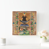 ANTIEK RENAISSANCE TAROTS/THE WORLD VIERKANTE KLOK (Huis)