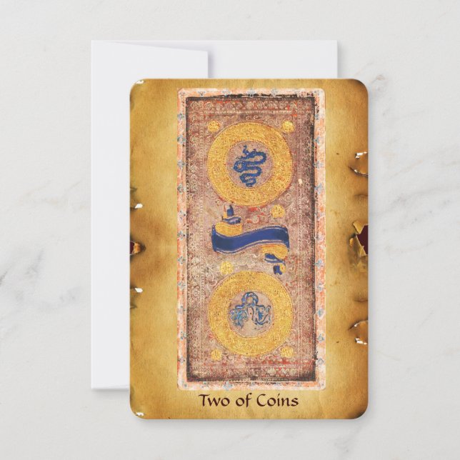 ANTIEK RENAISSANCE TAROTS / TWEE MUNTEN (Voorkant)