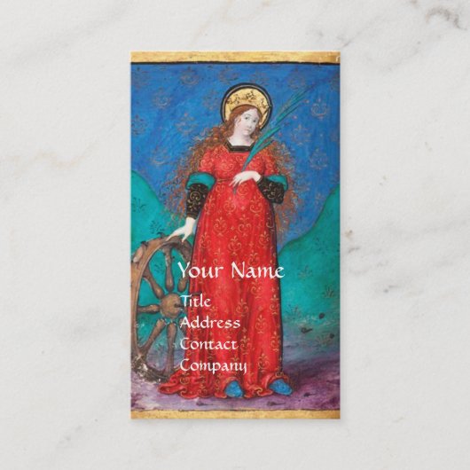 ANTIEK RENAISSANCE TAROTS / WIEL VAN FORTUIN VISITEKAARTJE (Voorkant)