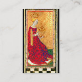 ANTIEK RENAISSANCE TAROTS / ZON EN KONINGIN VAN BE VISITEKAARTJE (Achterkant)