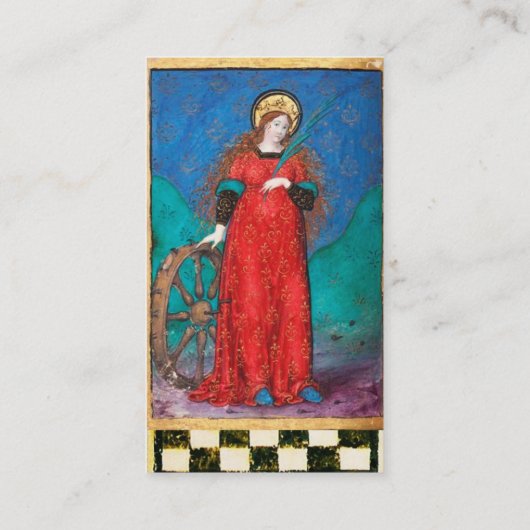 ANTIEK RENAISSANCE TAROTS/ ZON & WIEL VAN FORTUNE VISITEKAARTJE (Achterkant)