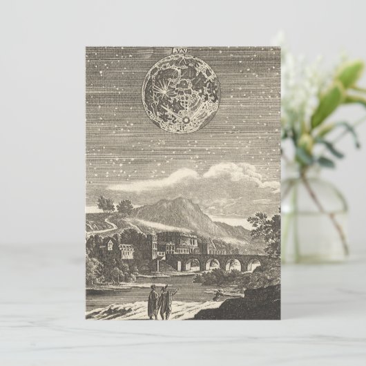 Antiek renaissance tijdperk maan door Allain Malle (Staand voorkant)