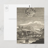 Antiek renaissance tijdperk maan door Allain Malle Briefkaart (Voorkant / Achterkant)