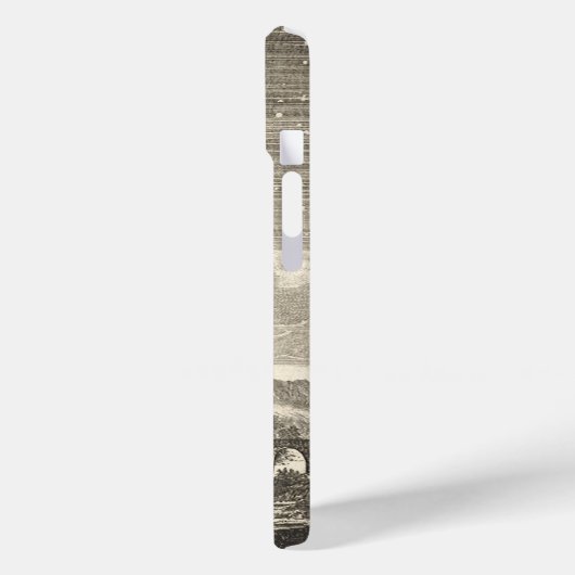 Antiek renaissance tijdperk maan door Allain Malle Case-Mate iPhone Case (Achterkant / Links)