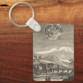 Antiek renaissance tijdperk maan door Allain Malle Sleutelhanger (Voorkant)