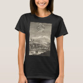 Antiek renaissance tijdperk maan door Allain Malle T-shirt (Voorkant)