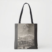 Antiek renaissance tijdperk maan door Allain Malle Tote Bag (Voorkant)