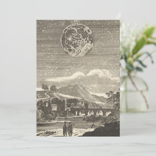 Antiek Renaissance-tijdperk Maan van Allain Mallet