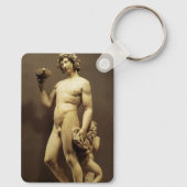 Antiek Renassance Beeld Bacchus van Michelangelo Sleutelhanger (Achterkant)