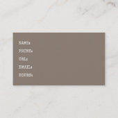 Antiek reparatieservice voor autowrakken visitekaartje (Achterkant)