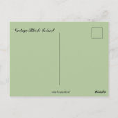 Antiek Rhode Island Briefkaart (Achterkant)