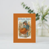 Antiek  Rice's Garden Pumpkin Seeds PC's Feestdagenkaart (Staand voorkant)