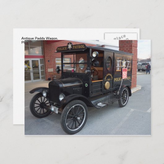 Antiek rijstveld briefkaart (Voorkant / Achterkant)