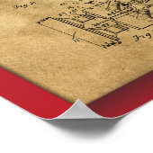 Antiek ringtekening poster (Hoek)