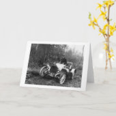 Antiek Roadster, 1911 Kaart (Gele Bloem)