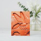 ANTIEK RODE EGYPTIAN HONEY BEEKEEPER BRIEFKAART (Staand voorkant)