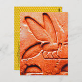 ANTIEK RODE EGYPTIAN HONEY BEEKEEPER BRIEFKAART (Voorkant / Achterkant)