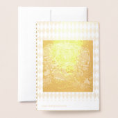 Antiek rode kerst telefoon cadeau folie kaarten (Met envelop)