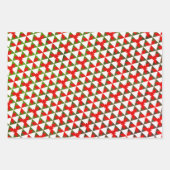 Antiek rode kerst telefoon cadeau inpakpapier vel (Voorkant 3)