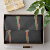 Antiek rode kerst telefoon cadeau tissuepapier (Geschenk)
