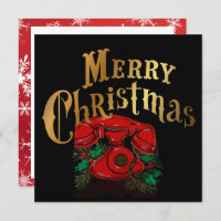 Antiek rode kerst telefoon