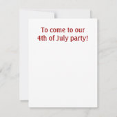  Antiek Rode Oom Sam Independence 4 juli Kaart (Achterkant)